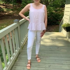 Light purple Peplum Top